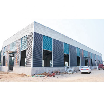 Estructura de acero ligero prefabricado Casa de construcción Estructura de acero almacén